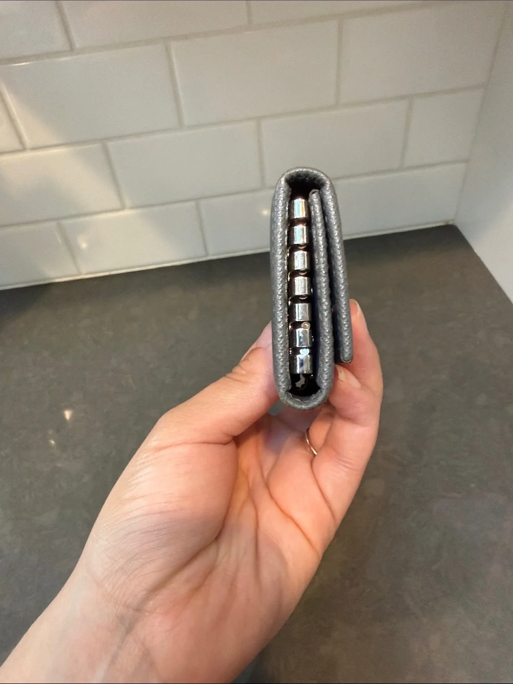 Prada Key/Card Holder Saffiano Leather